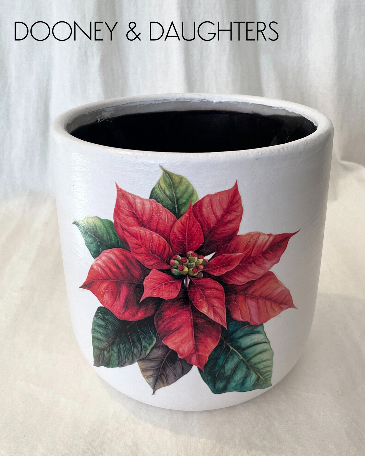 Large Pot - Poinsettia