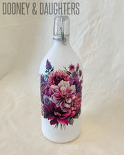 Purple Flowers Bottle