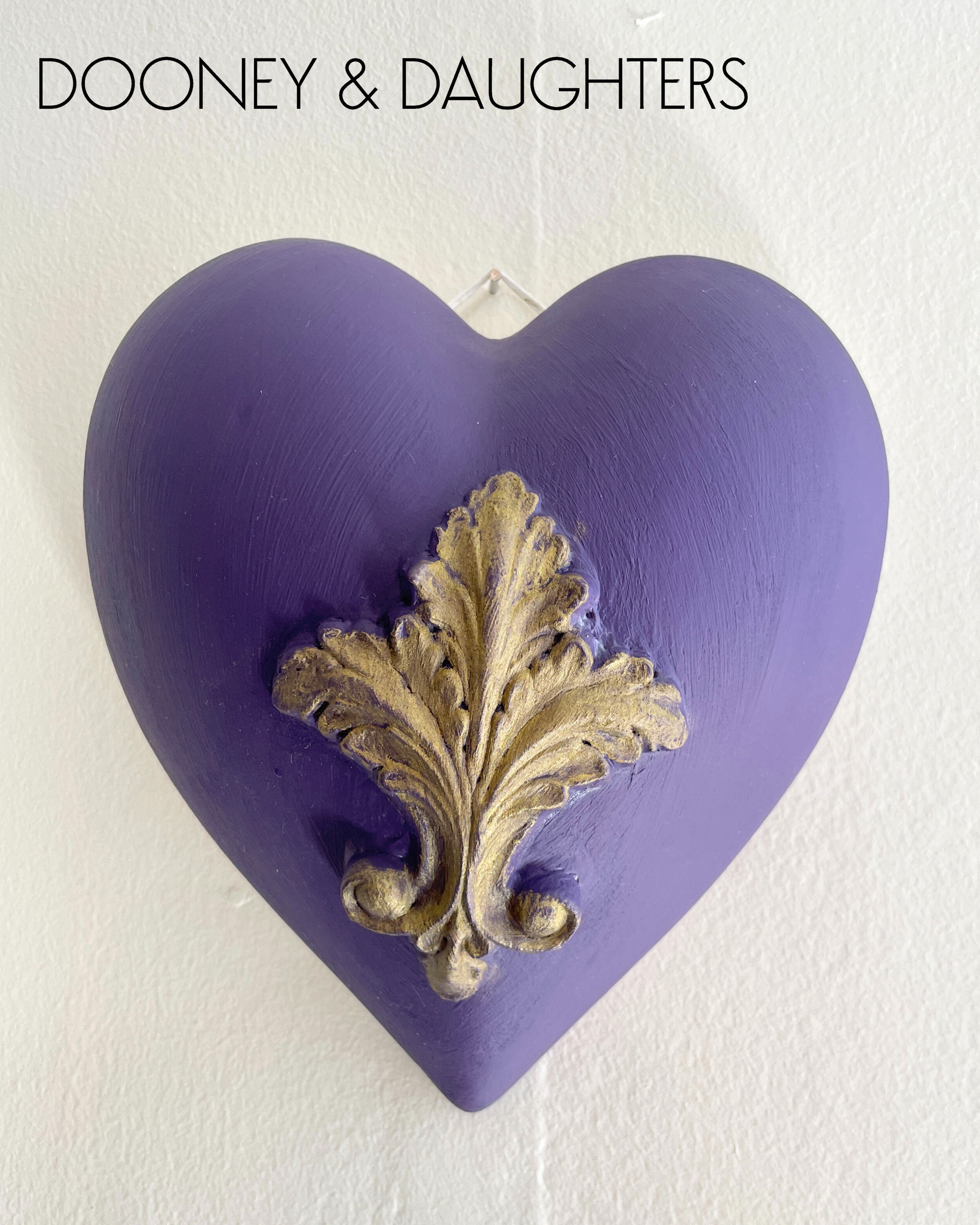 Large Heart - Purple Sash