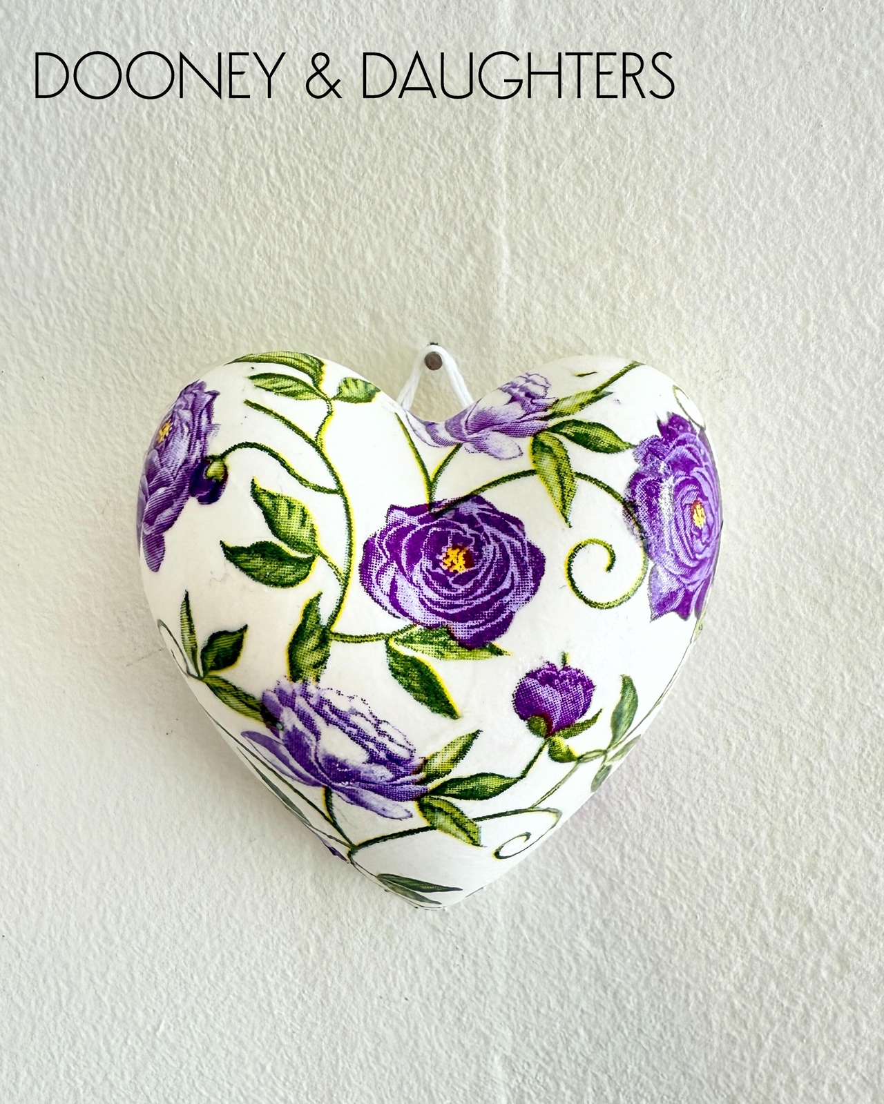 Mini Heart - Purple Vines