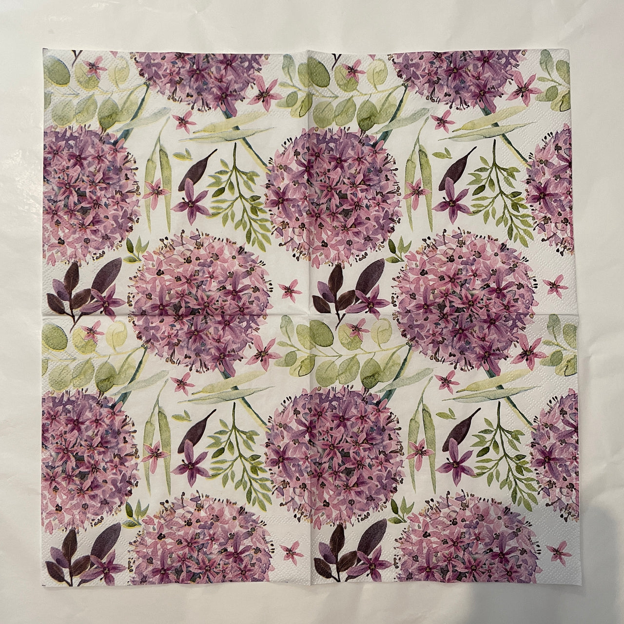 Napkin - Purple Vintage Flowers
