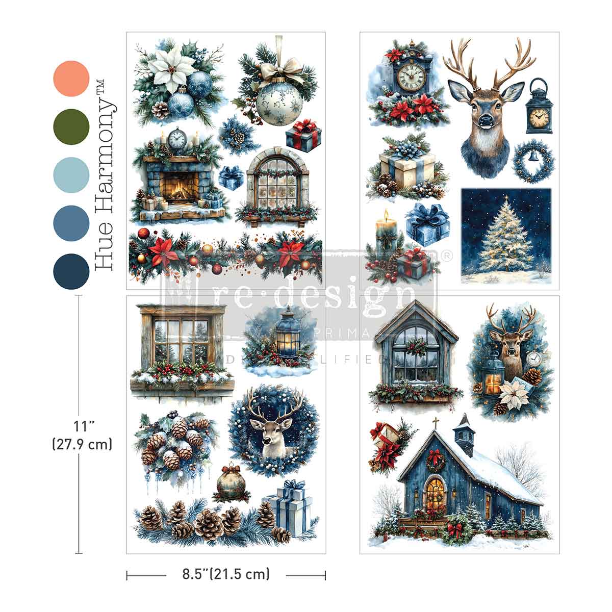 ReDesign Transfer Middy - Quiet Country Blue