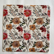 Napkin - Red Floral Pattern