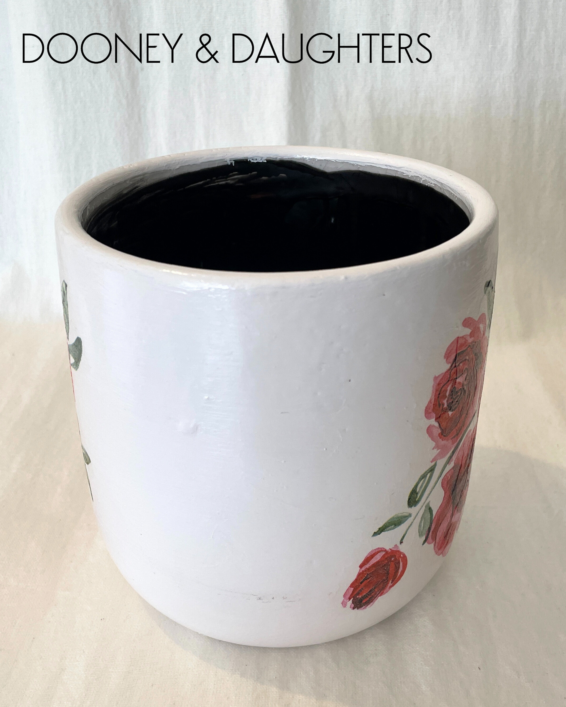 Large Pot - Red Rose