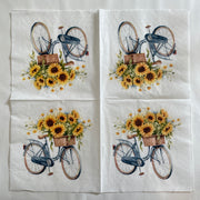 Napkin - Ride With Sunflowers