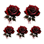 Romantic Red Roses 1 White Cloud Decor Transfer