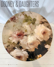 Romantic Roses & Rubbed Sage Side Table