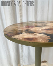 Romantic Roses & Rubbed Sage Side Table