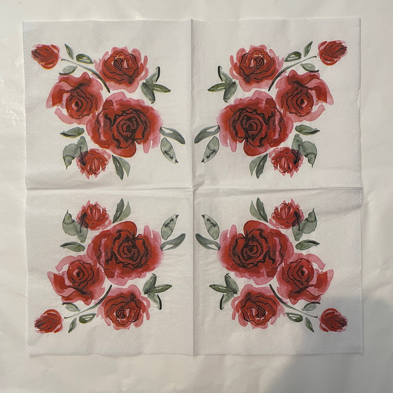 Napkin - Roses Bouquet