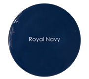 Rich matte royal blue wall paint texture – Royal Navy detail