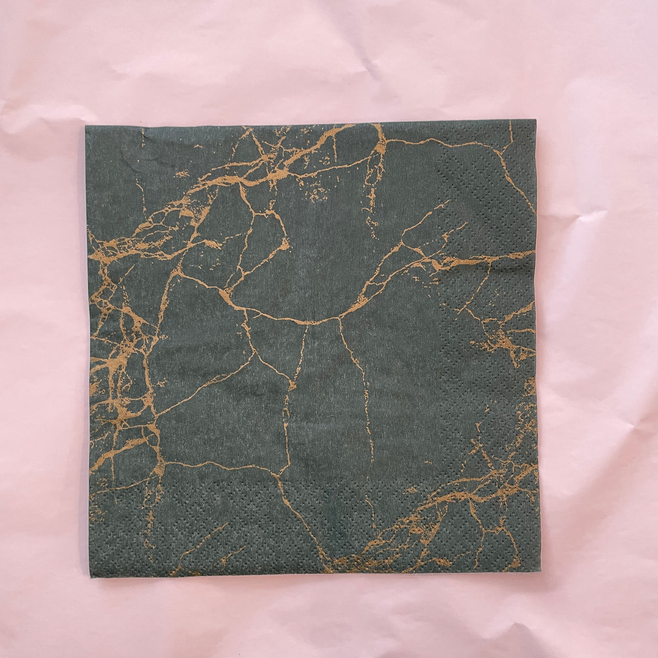 Napkin - Royal Marble Dark Green