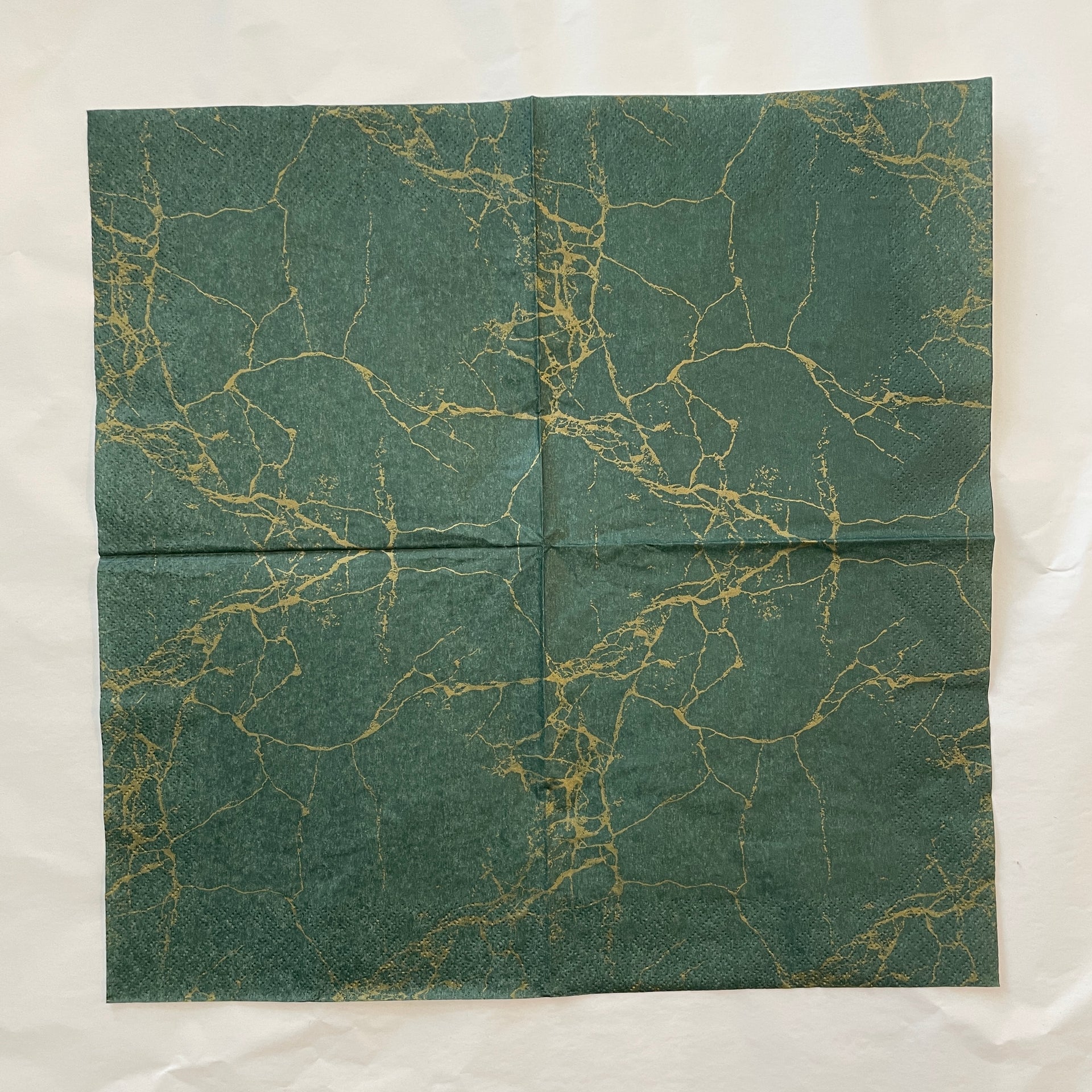 Napkin - Royal Marble Dark Green