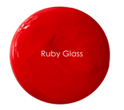 Vibrant red matte wall paint texture – Ruby Glass detail