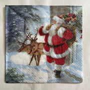 Napkin - Santa Is Coming