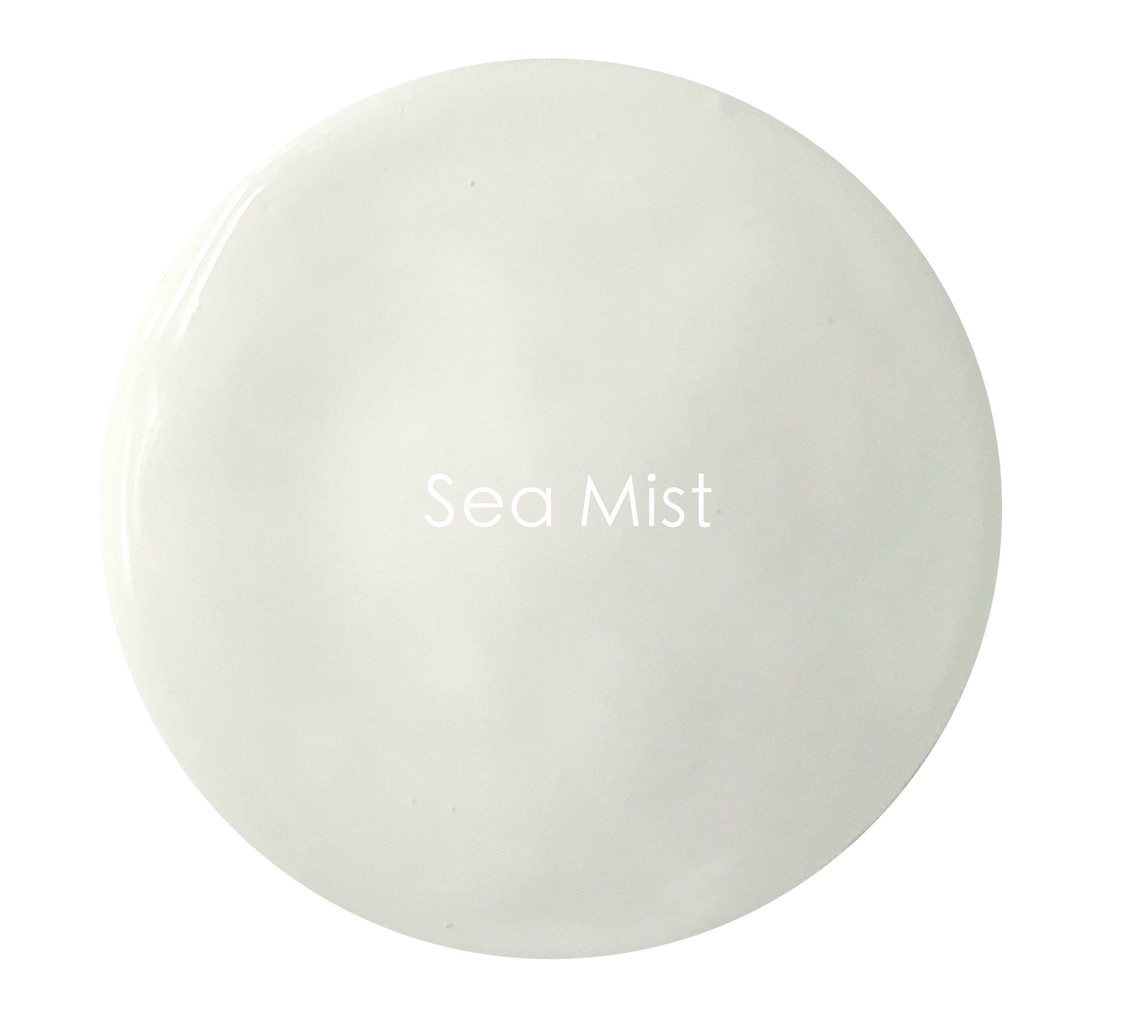 Sea Mist chalk paint swatch – pale airy light grey