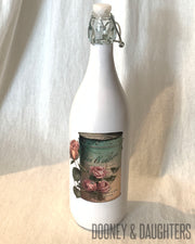 Shabby Chic One Glass Bottle