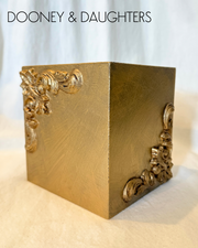 Sommerset Gold Square Tissue Box