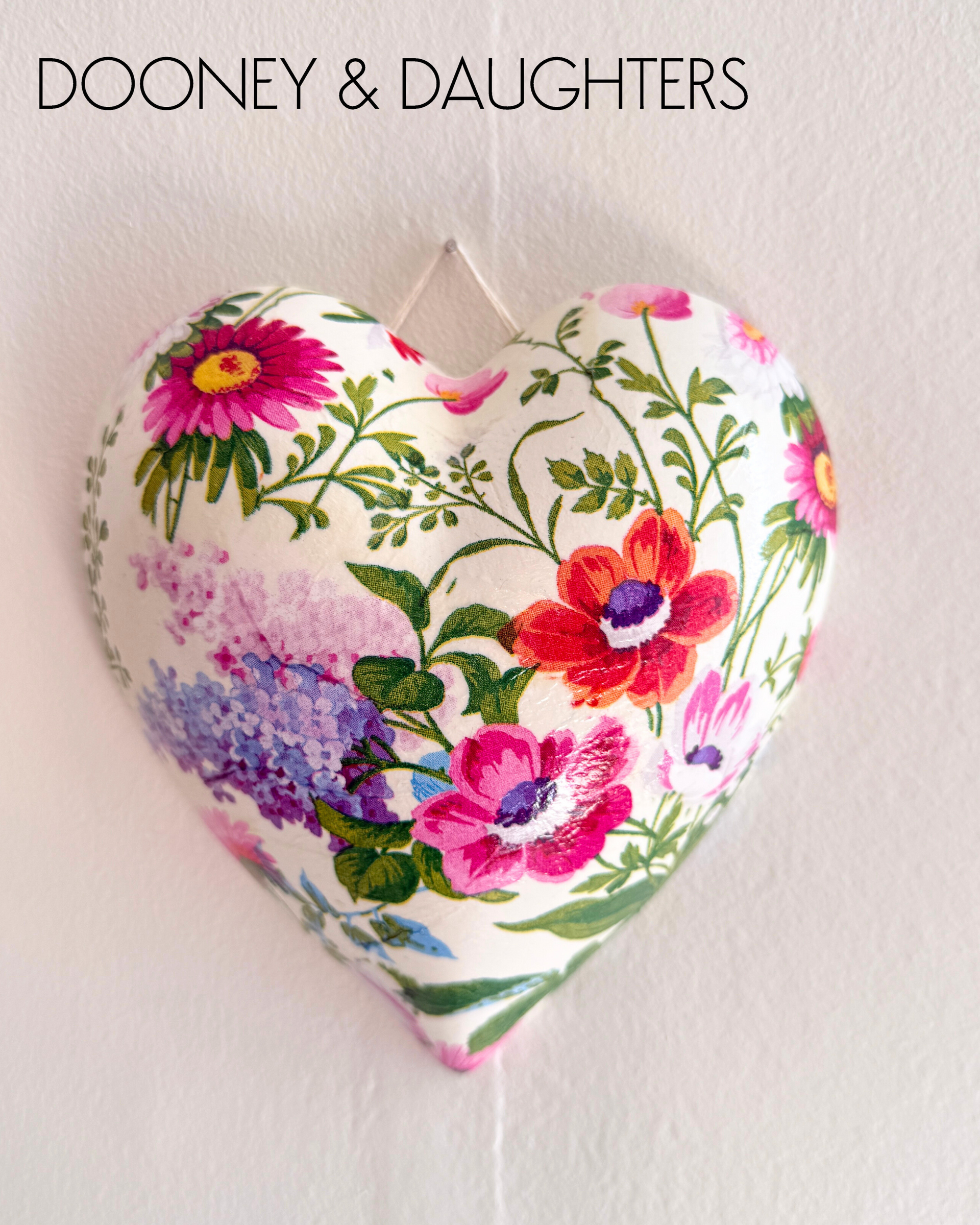 Large Heart - Spring Flowers