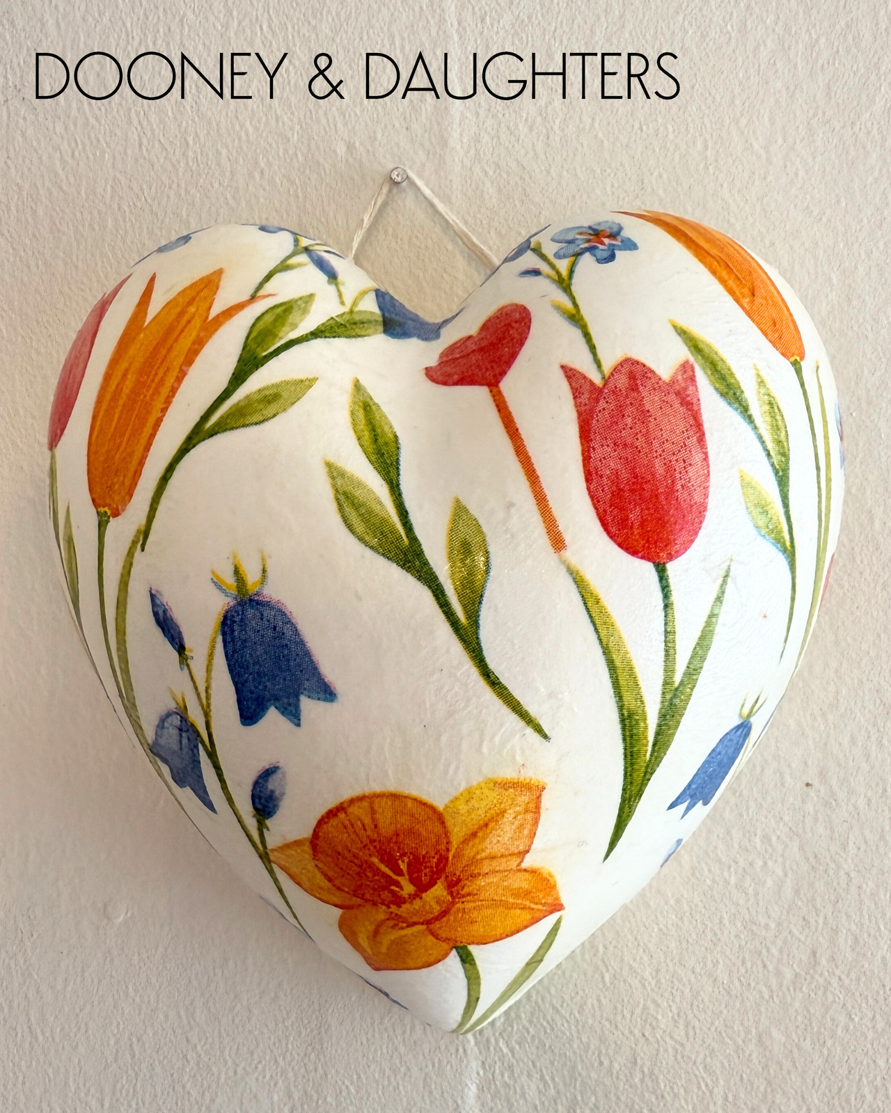 Medium Heart - Spring Flowers