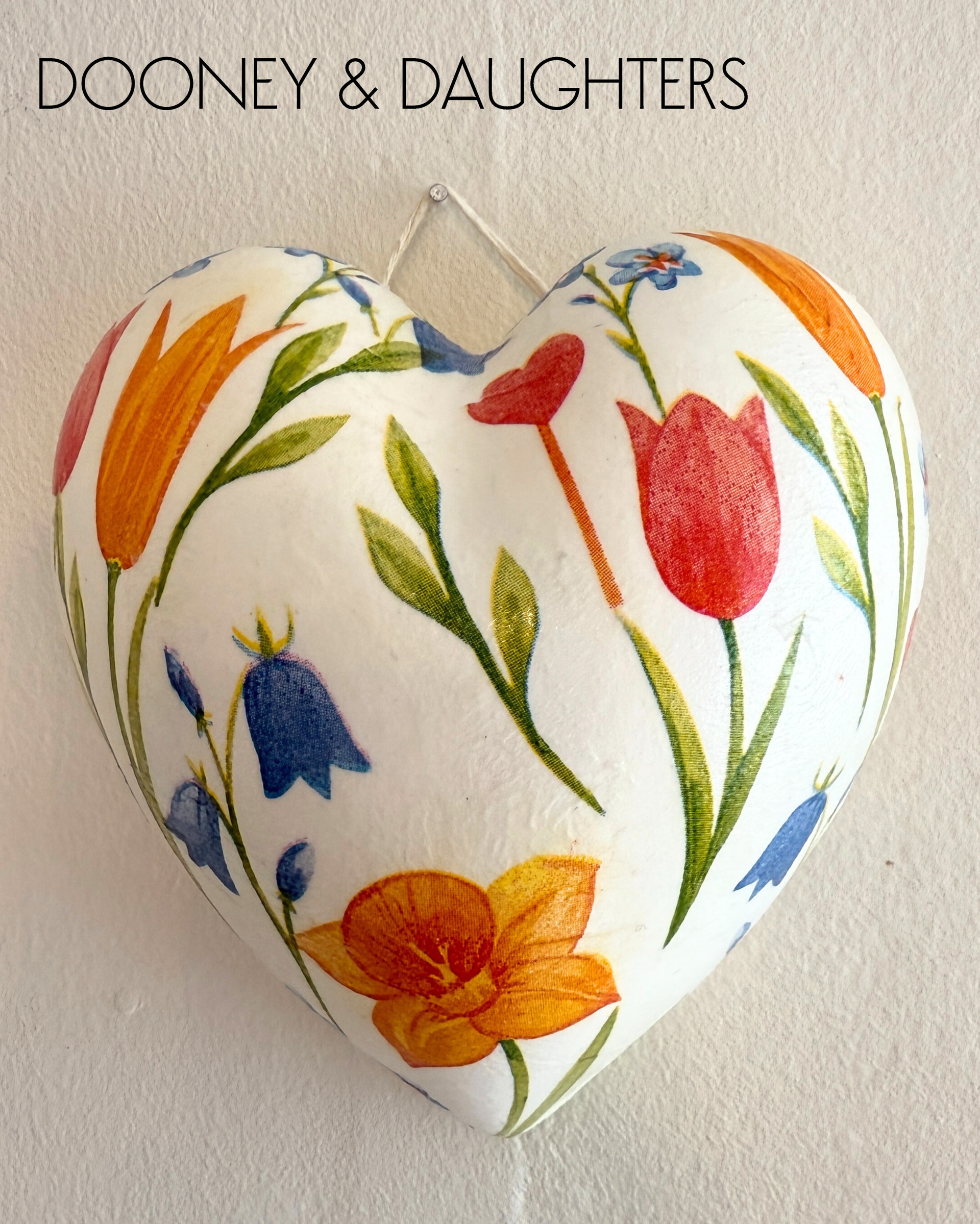 Medium Heart - Spring Flowers