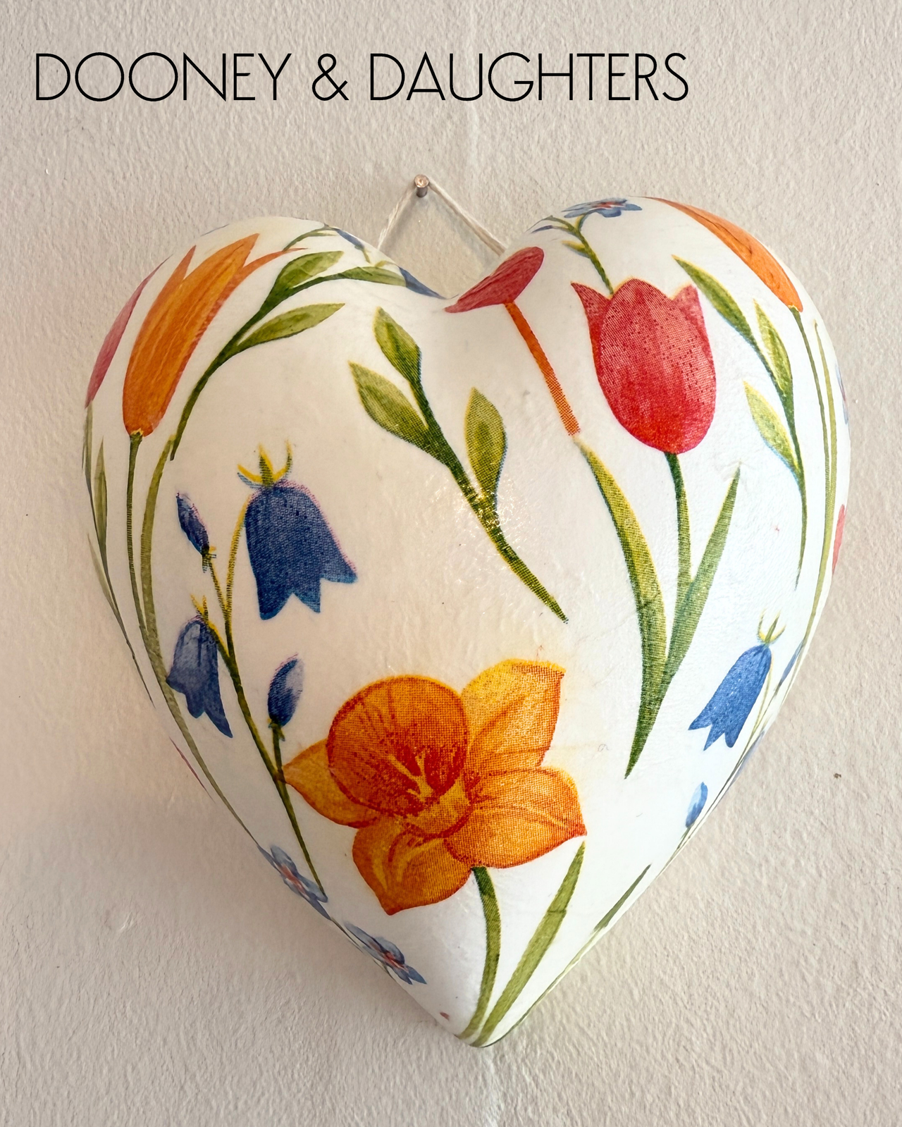 Medium Heart - Spring Flowers