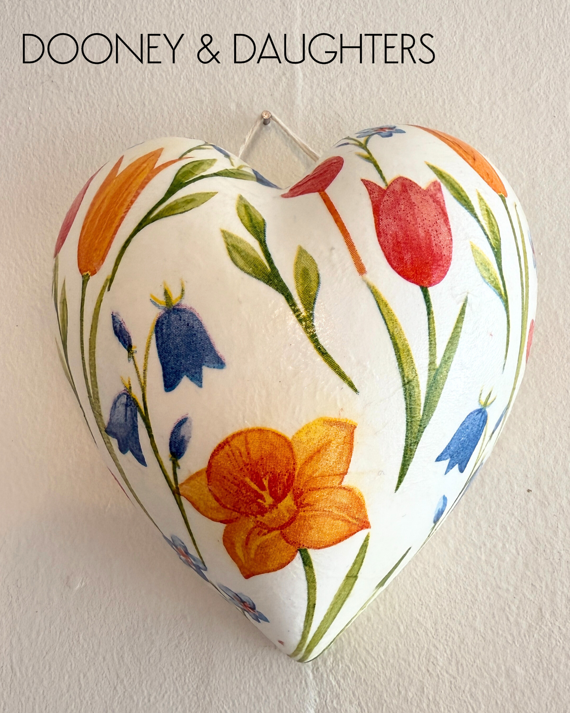Medium Heart - Spring Flowers