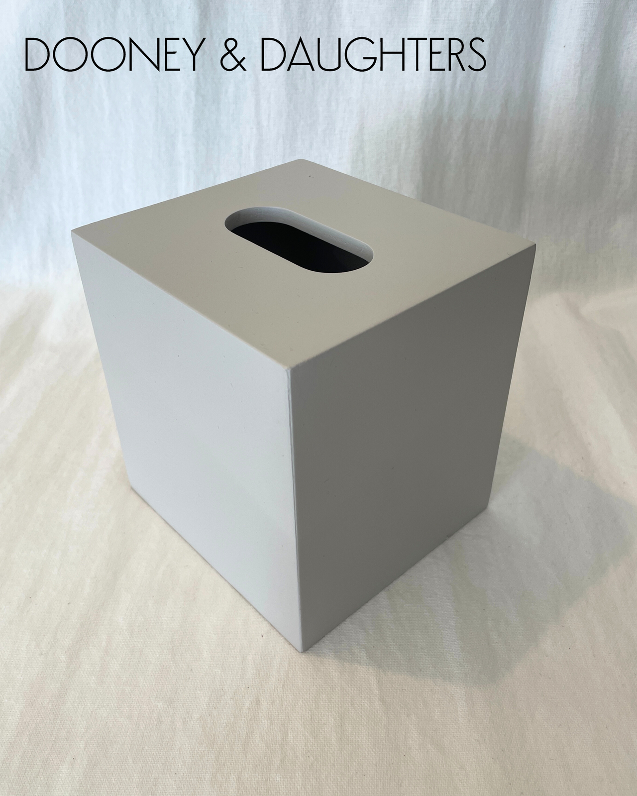 Plain Painted Square Tissue Box