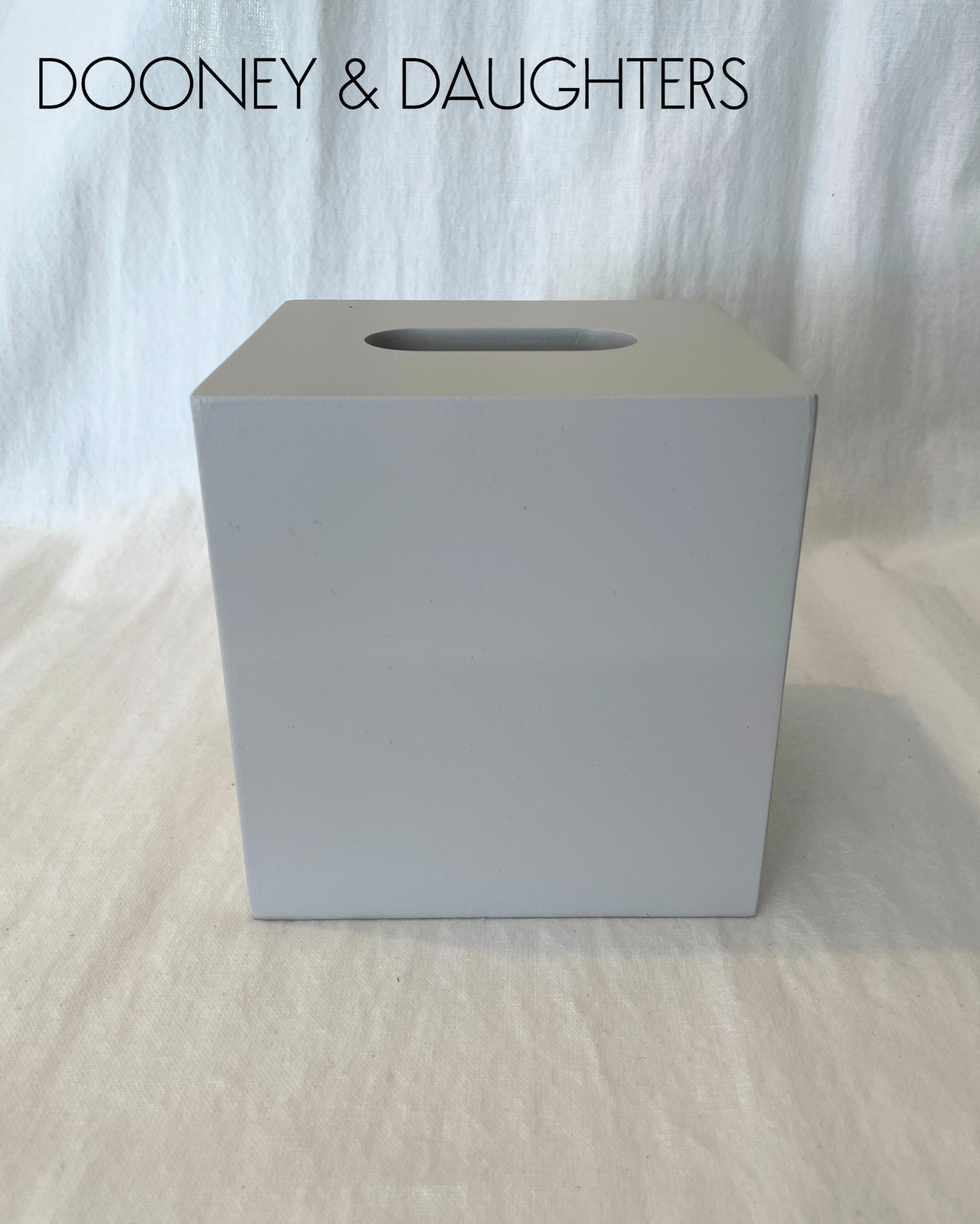 Plain Painted Square Tissue Box