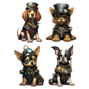 Steam Punk Dogs 1 White Cloud Decor Transfer
