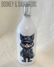 Steam Punk Cat 2 Bottle