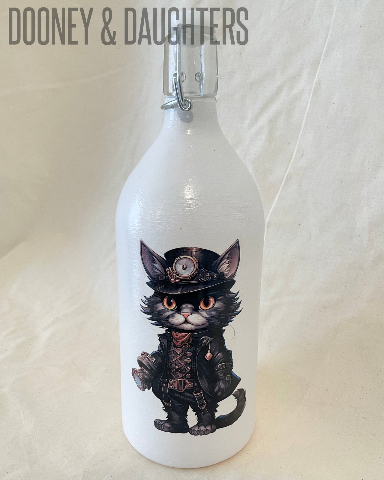 Steam Punk Cat 3 Bottle