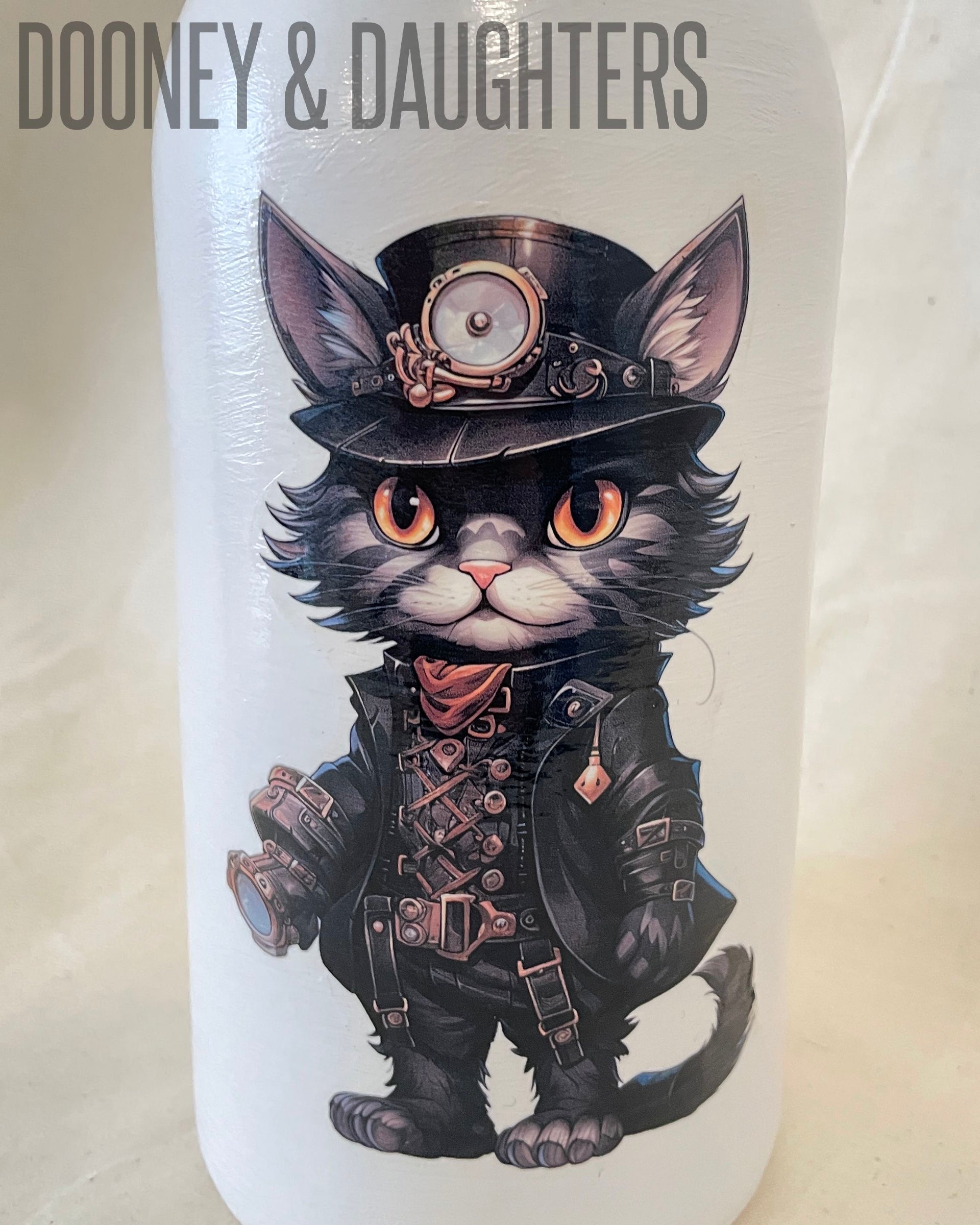 Steam Punk Cat 3 Bottle