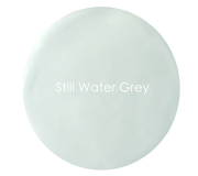 Still Water Grey chalk paint swatch – pale cool grey