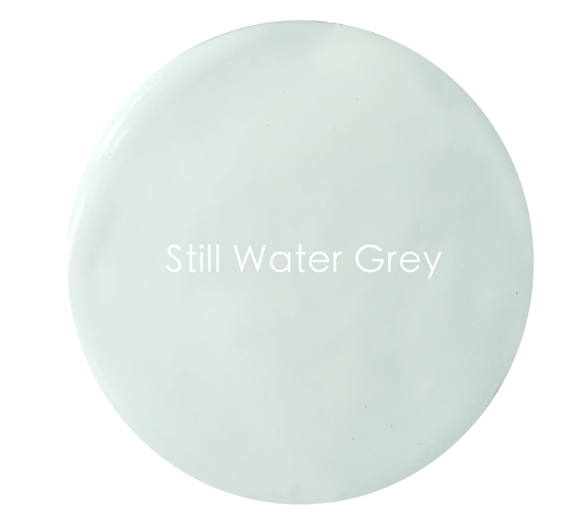 Still Water Grey chalk paint swatch – pale cool grey