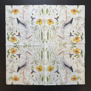 Napkin - Stork In Grassland