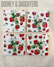 Coasters - Strawberries All Over