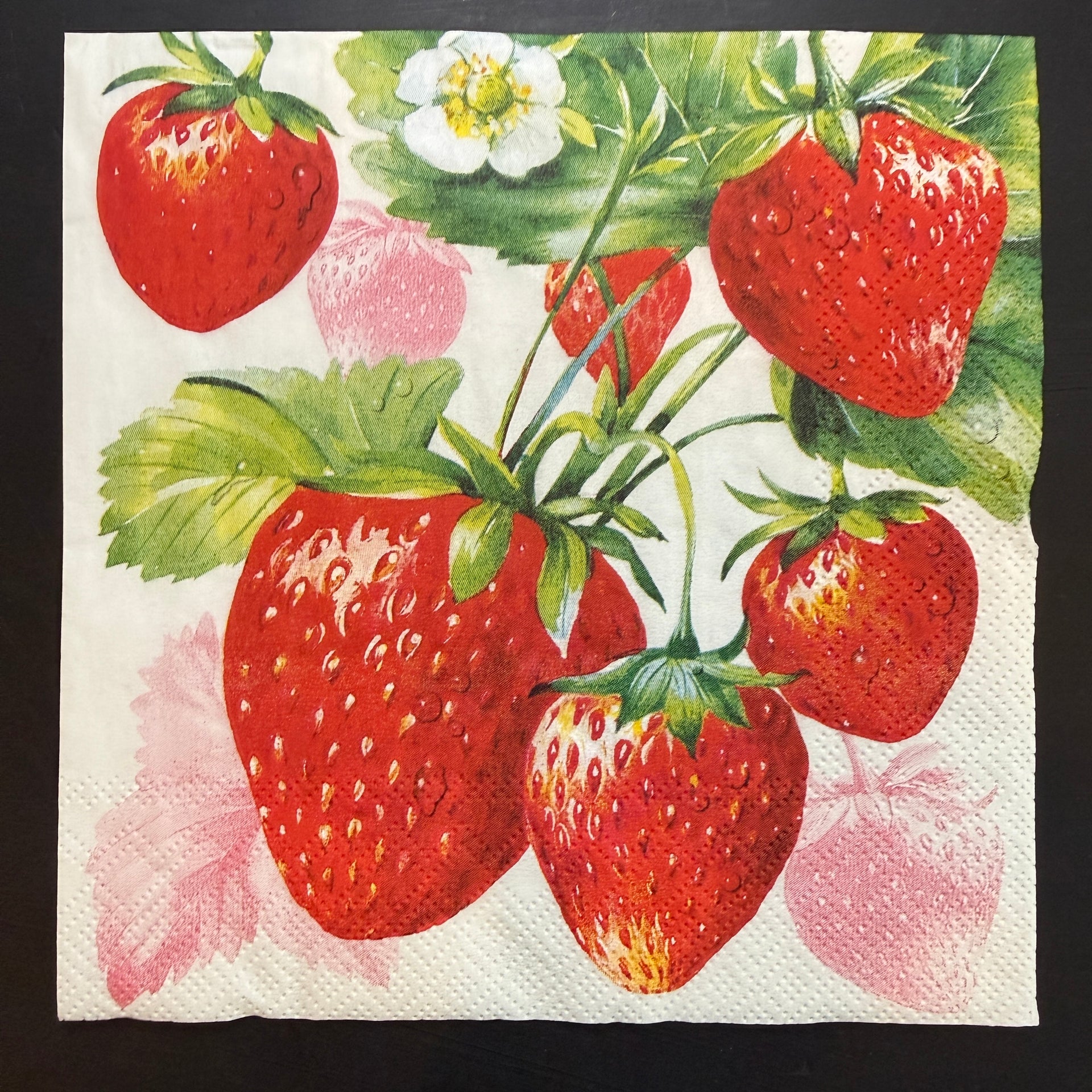 Napkin - Strawberry Fruits