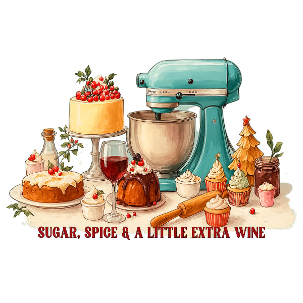 Sugar & Spice White Cloud Decor Transfer
