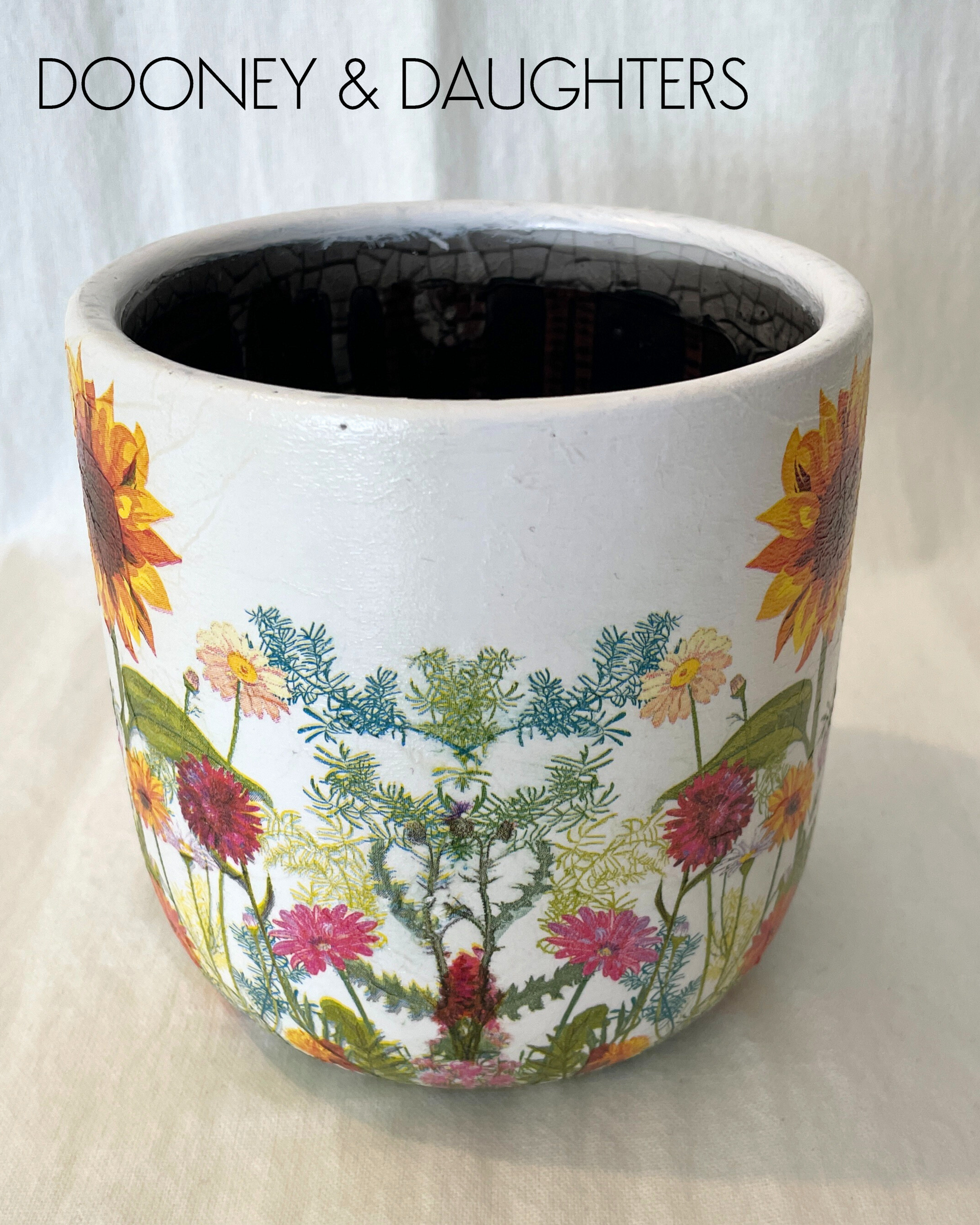 Medium Pot - Sunflower Meadow