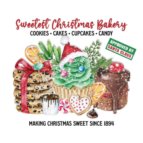 Sweet Bakery White Cloud Decor Transfer