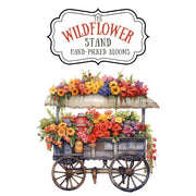 The Wildflower Stand White Cloud Decor Transfers