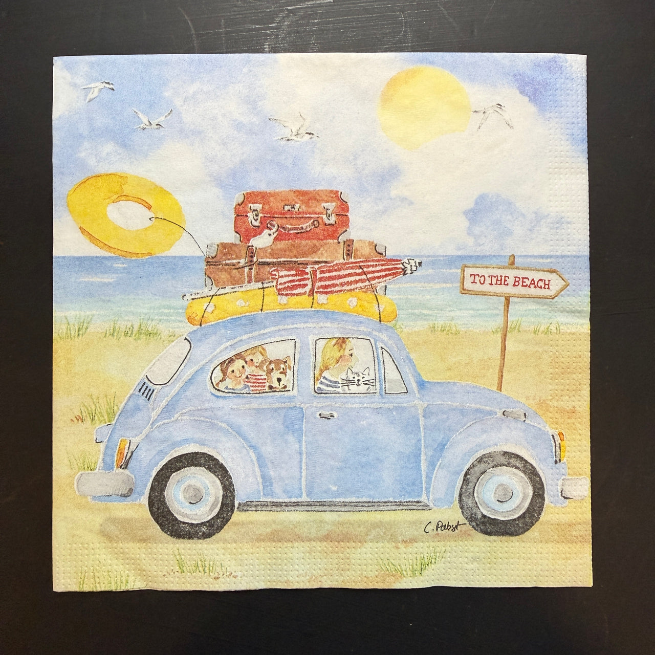 Napkin - To The Beach
