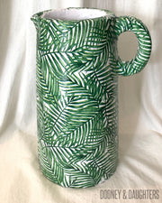 Tropical Leaves Large Vase