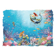Underwater 2 White Cloud Decor Transfer
