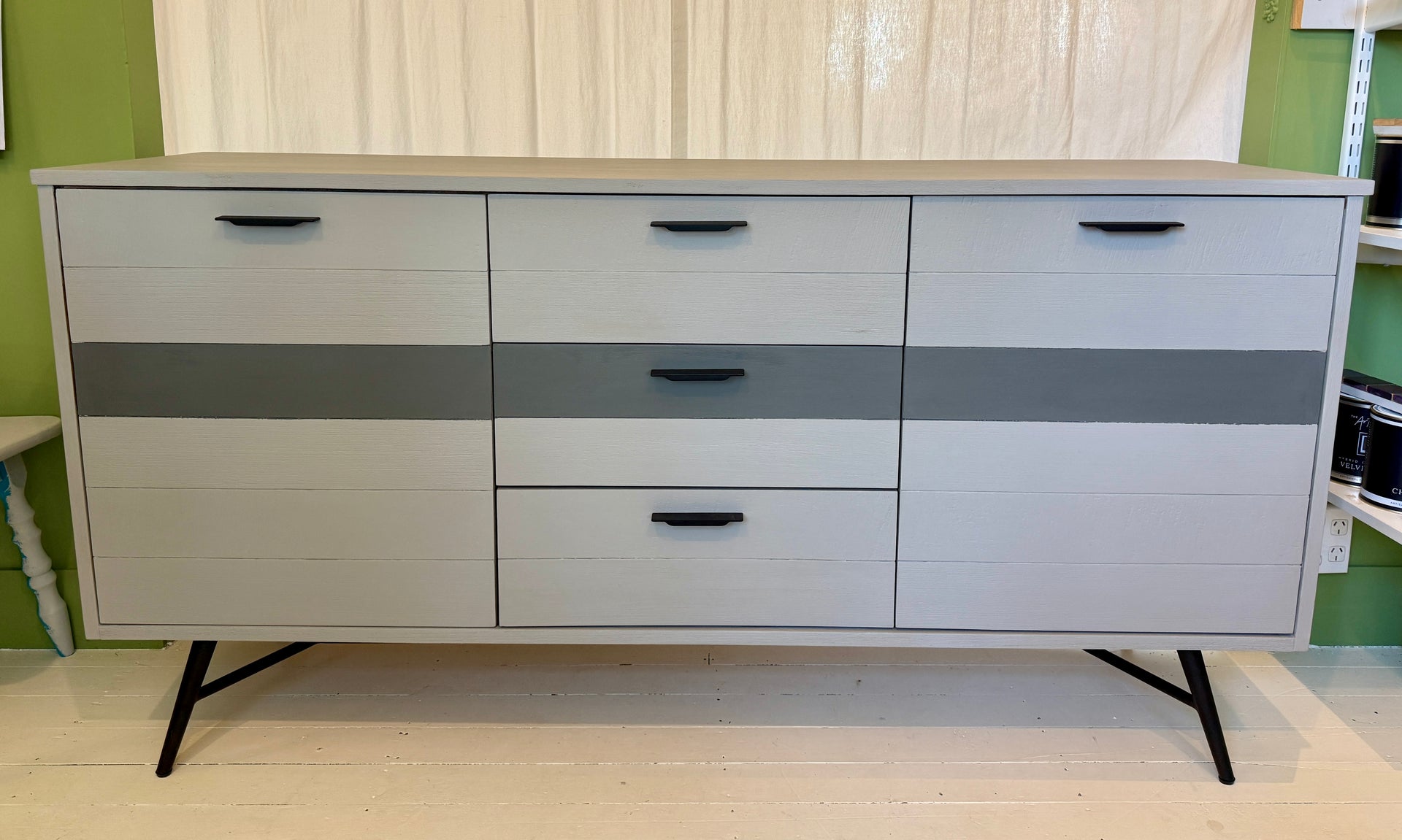Urban Loft & Clubhouse Grey Sideboard