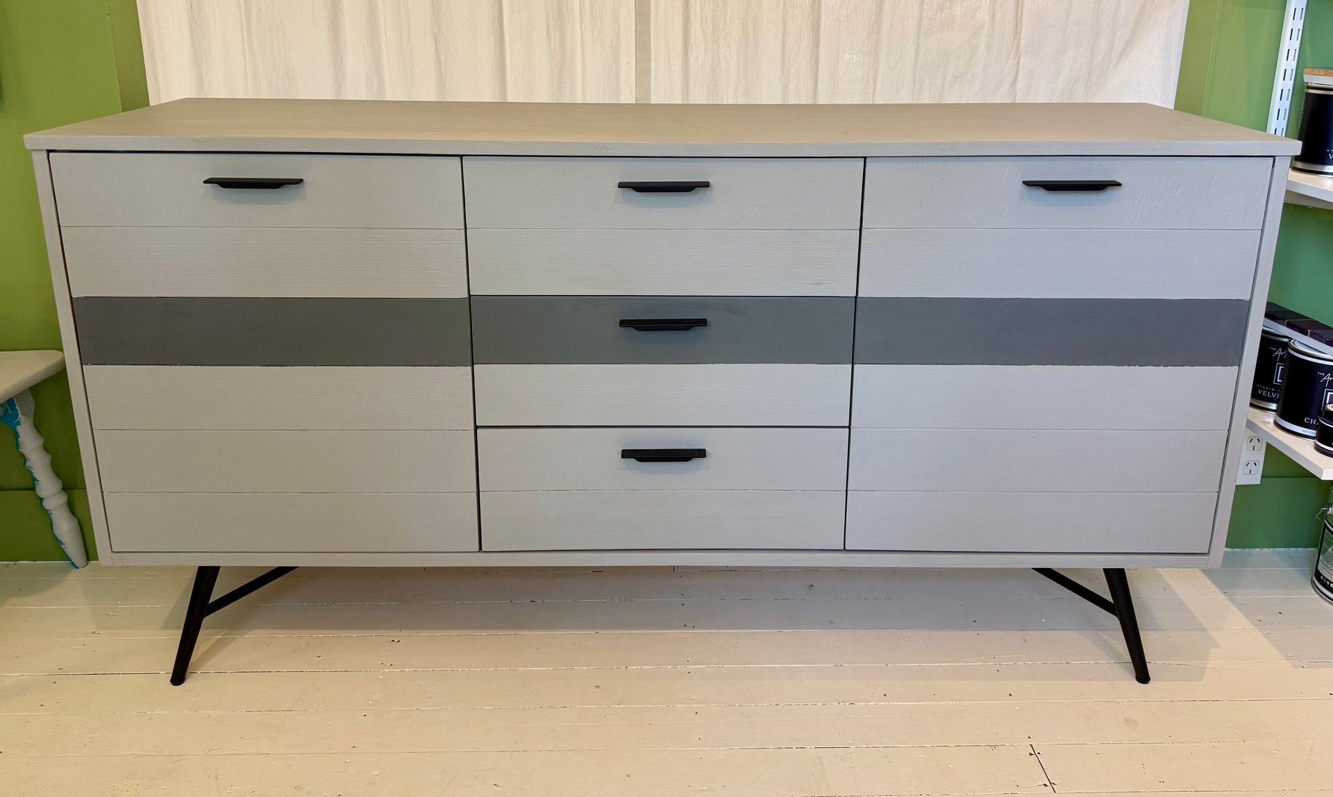 Urban Loft & Clubhouse Grey Sideboard