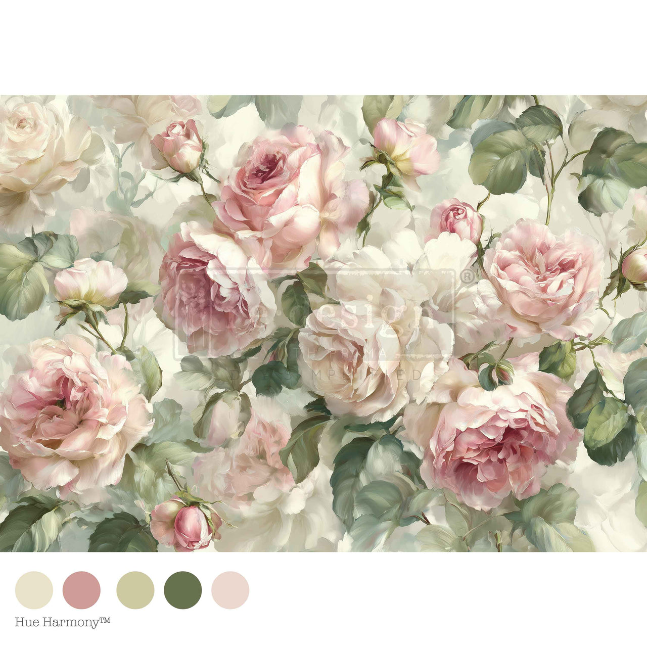 Decoupage Fiber A1 - Velvet Blooms