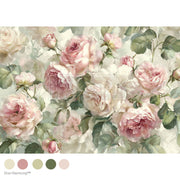 Decoupage Fiber A1 - Velvet Blooms