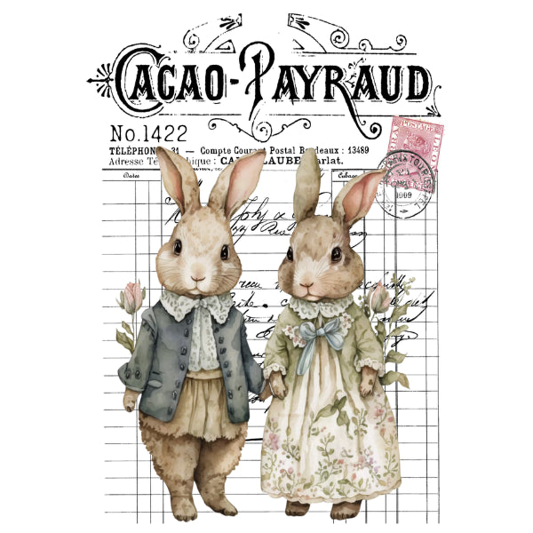 French Inspired - Vintage Rabbit 1