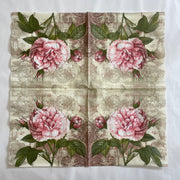 Napkin - Vintage Rose With Buds